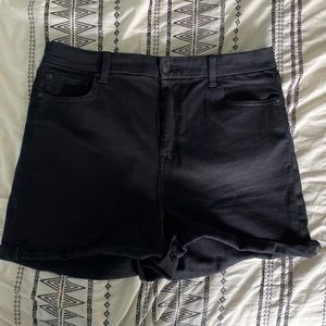 American Eagle Black Jean Shorts